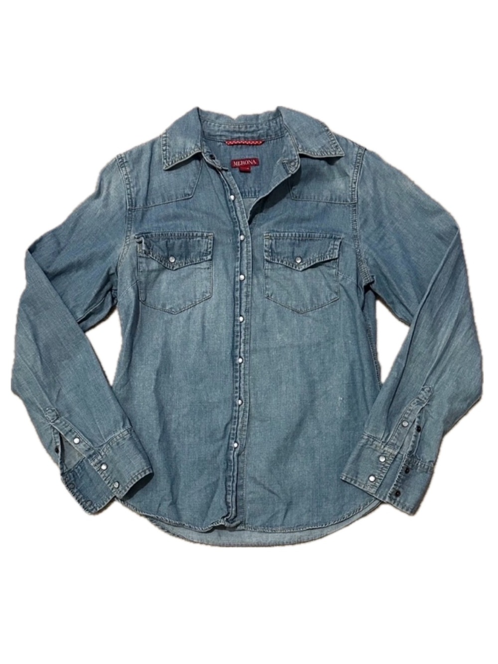 Merona Medium Wash Chambray Shirt